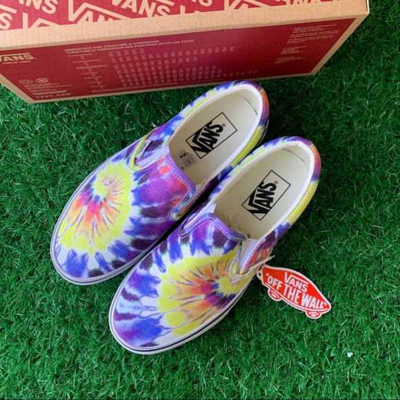 Vans Other - Vans Classic Slip on Washed Tie Dye